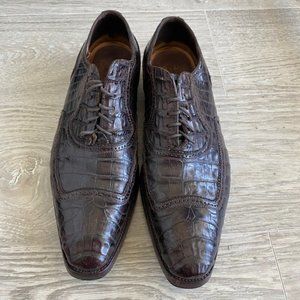 Silvano Sassetti Crocodile Wholecut Shoes - image 1